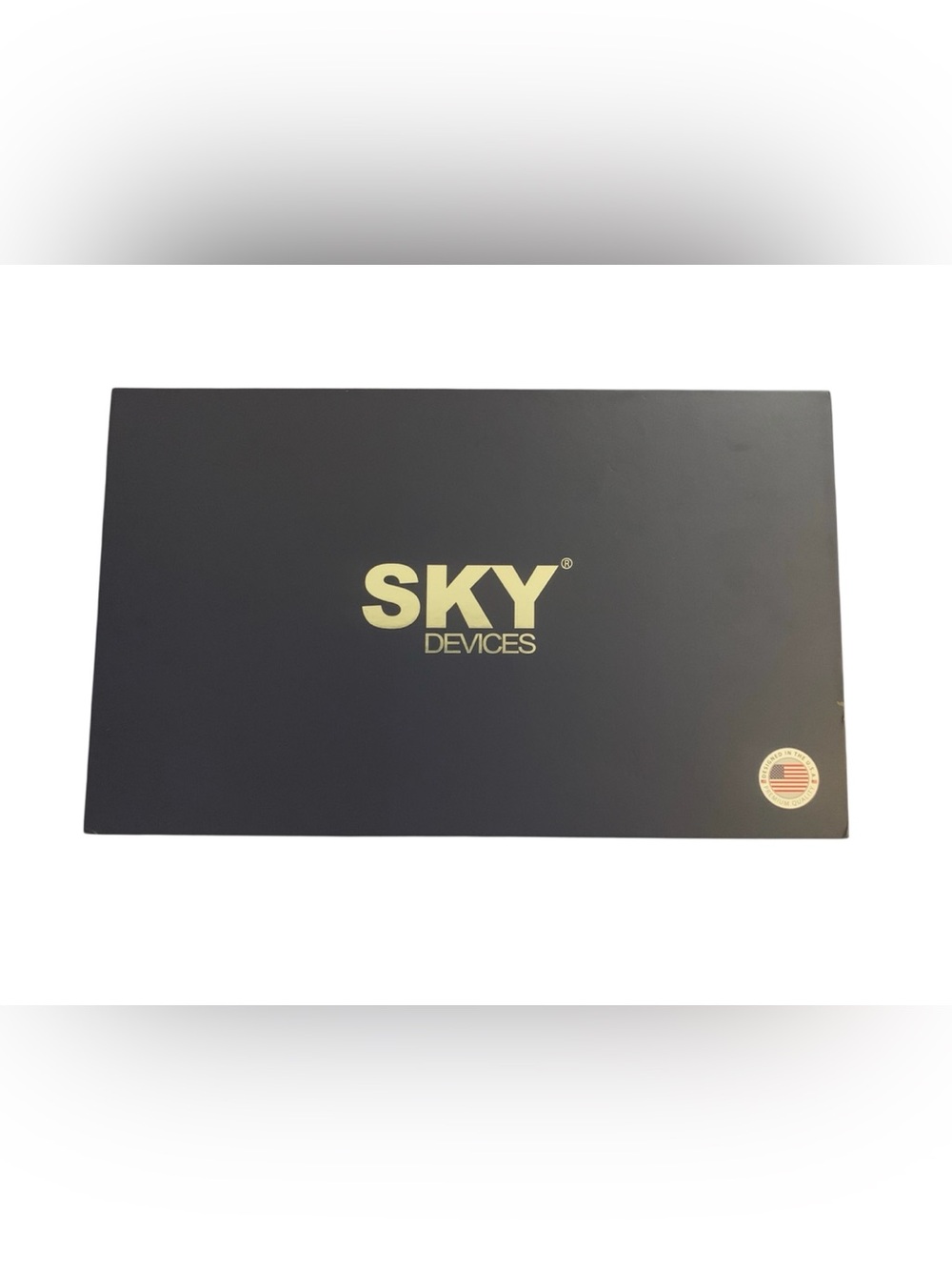 Sky Devices Tablet in Black with Gold Logo